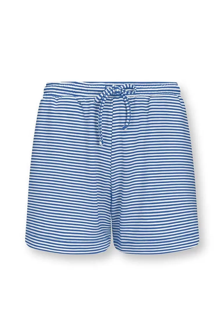 Shorts<Pip Studio Kurze Hose Little Sumo Stripe Kobalt Blau