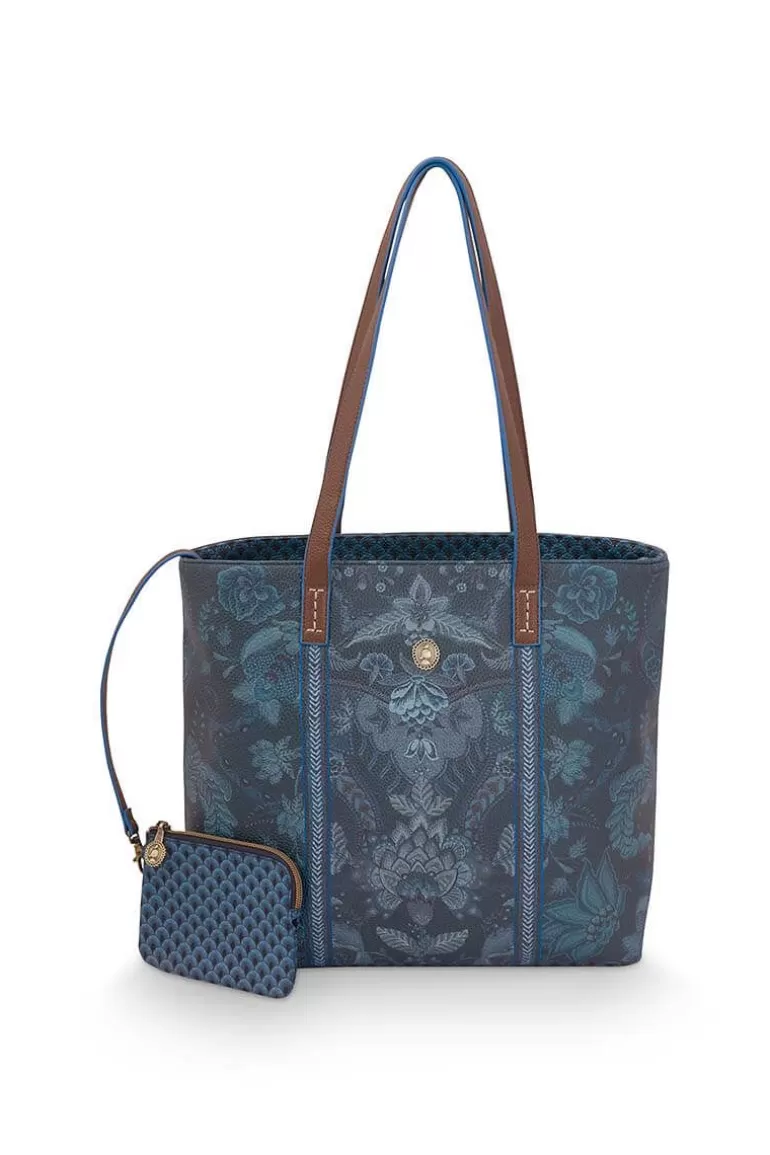 Shopper<Pip Studio Tasche Medium Kyoto Festival Blau